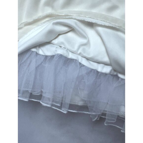 Trixxi White Flowy Boho Romantic Fit n Flare Dress Plus Size 2X Bow Formal Cute - Picture 7 of 12